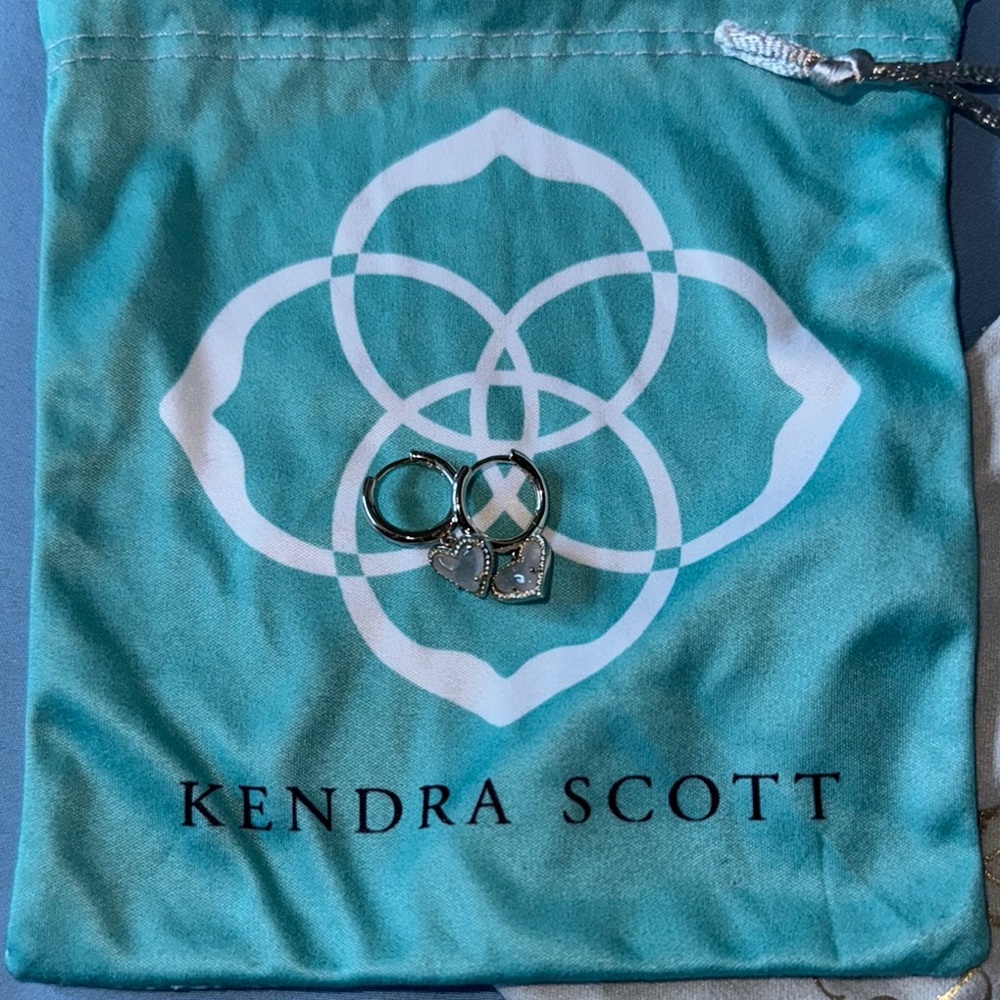Kendra Scott Silver Hoop Earrings